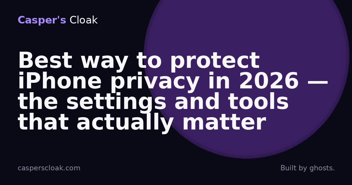 Best Way to Protect iPhone Privacy in 2026 — Settings and Tools That ...